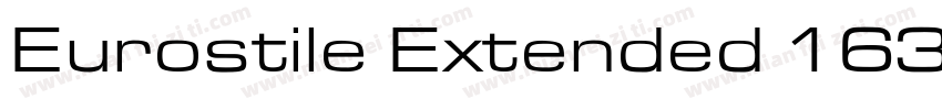Eurostile Extended 16303字体转换